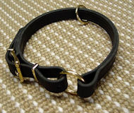 Adjustable Leather Slip Collar w/h solid BRASS Hardware sharpei Adjustable Leather Slip Collar w/h solid BRASS Hardware sharpei