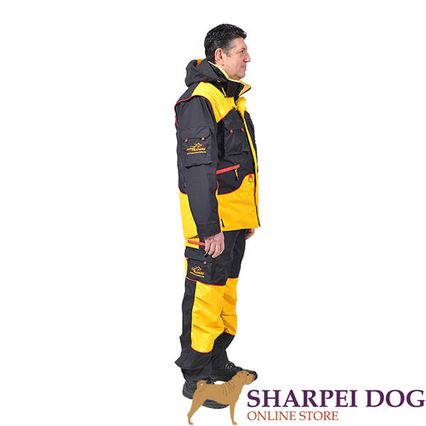 Handy Dog Training Suit with a Few Pockets